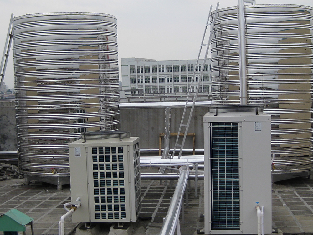 太陽能加空氣能熱水工程