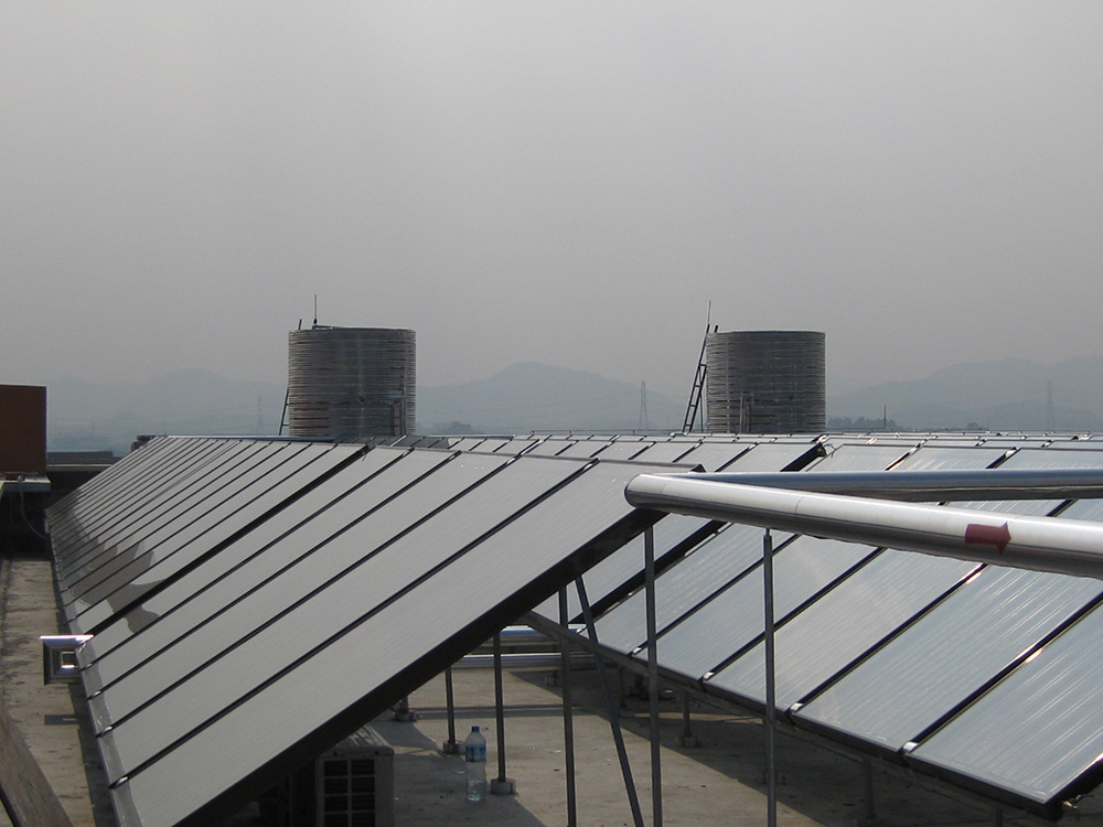 太陽能加空氣能熱水工程